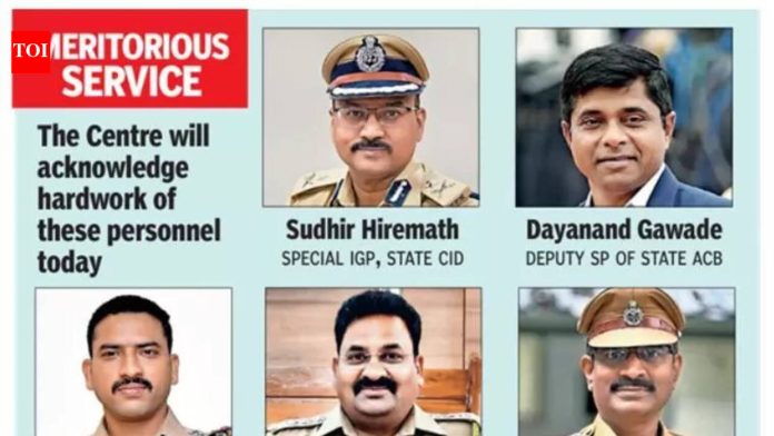 राज्य CID, ACB, पिंपरी चिंचवड आणि पुणे ग्रामीण पोलिसांच्या अधिकाऱ्यांना राष्ट्रपती पदक पुणे बातम्या