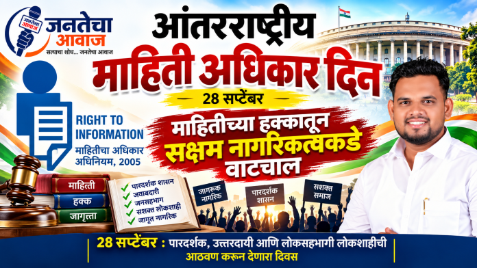 आंतरराष्ट्रीय माहिती अधिकार दिन : माहितीच्या हक्कातून सक्षम नागरिकत्वाकडे वाटचाल