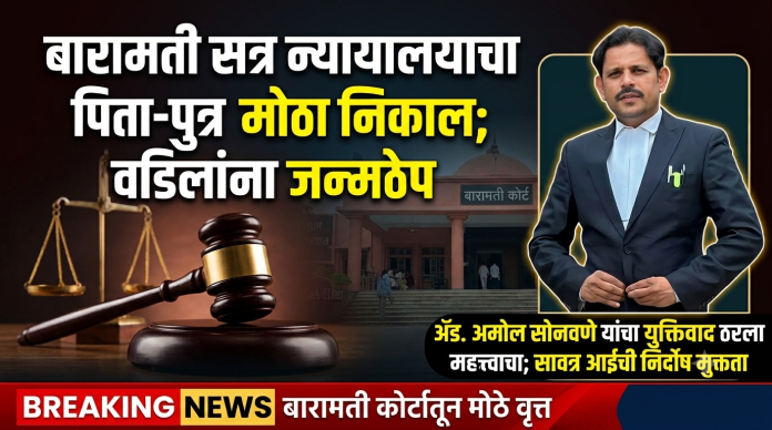 बारामती सत्र न्यायालयाचा निकाल; अल्पवयीन मुलीवरील अत्याचारप्रकरणी वडिलांना जन्मठेप, पीडितेला ५ लाखांची भरपाई