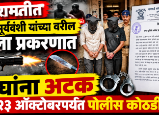 बारामतीत राणा सूर्यवंशी यांच्यावरील हल्ला प्रकरणात दोघांना अटक; २३ ऑक्टोबरपर्यंत पोलीस कोठडी